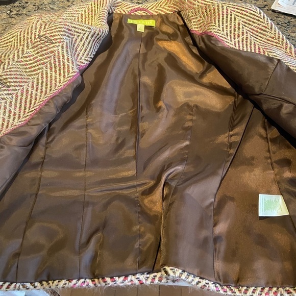 Vintage Sigrid Olsen Tweed Blazer Button Down Jacket Women’s Size 8 - Picture 10 of 12